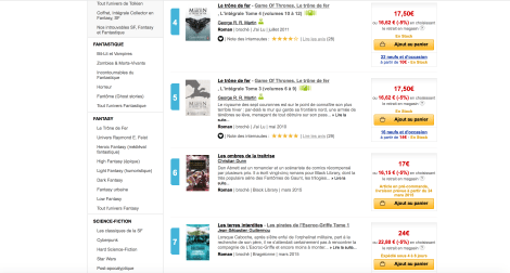 7e au classement FNAC Fantasy dimanche soir, yata !